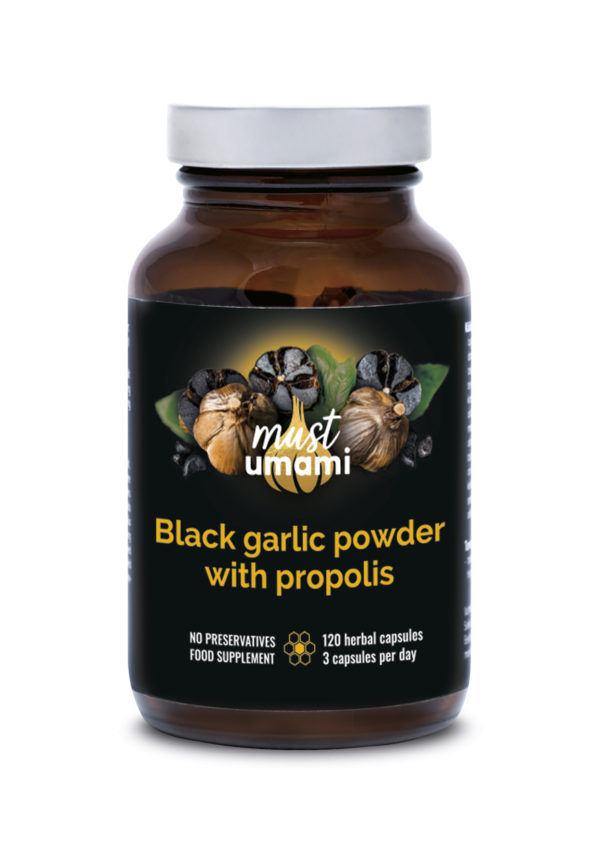 black garlic with propolis